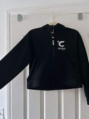 New Celsius Live Fit Black Zip-Up Hoodie